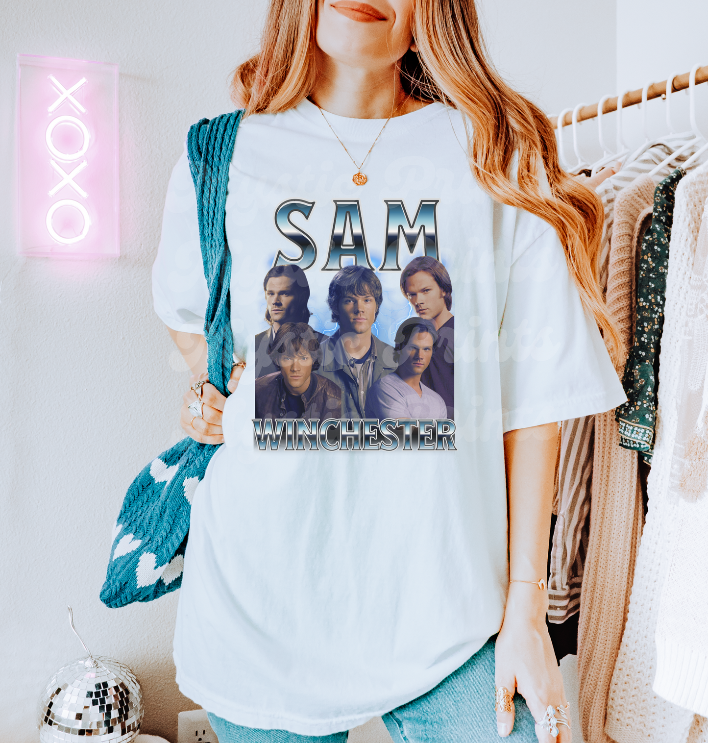 Supernatural T-Shirt, Sam Winchester T-Shirt, Vintage Rap Tee Style, SPN Fan Merch, Unisex Soft Comfort Fit