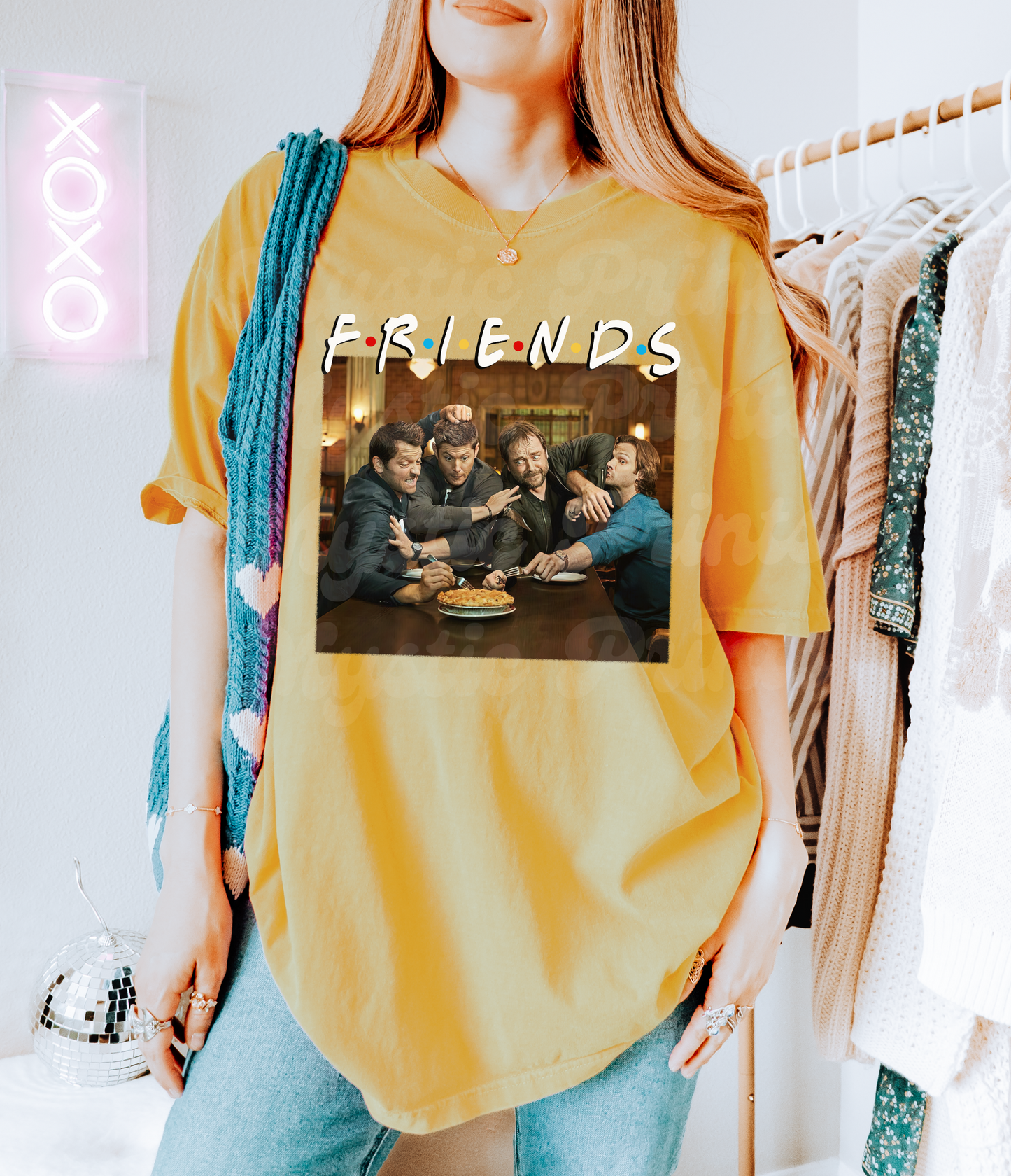 Supernatural T-Shirt – SPN & Friends Crossover Graphic Tee – Unisex Hunter & Friends Shirt
