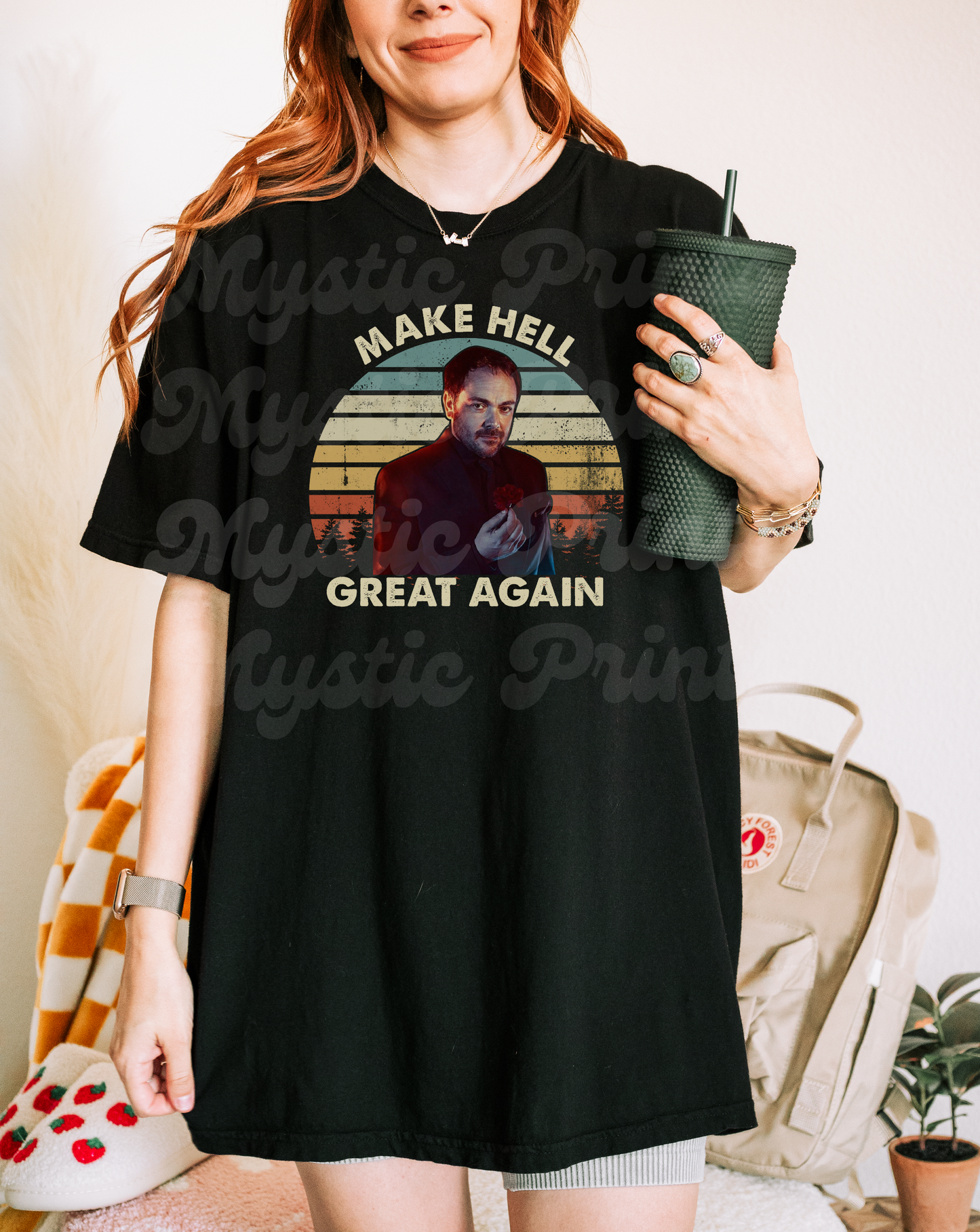 Supernatural T-Shirt - Crowley T-Shirt – SPN Inspired Graphic Shirt – King of Hell Fan Tee – Supernatural Merch - Unisex Comfort Fit