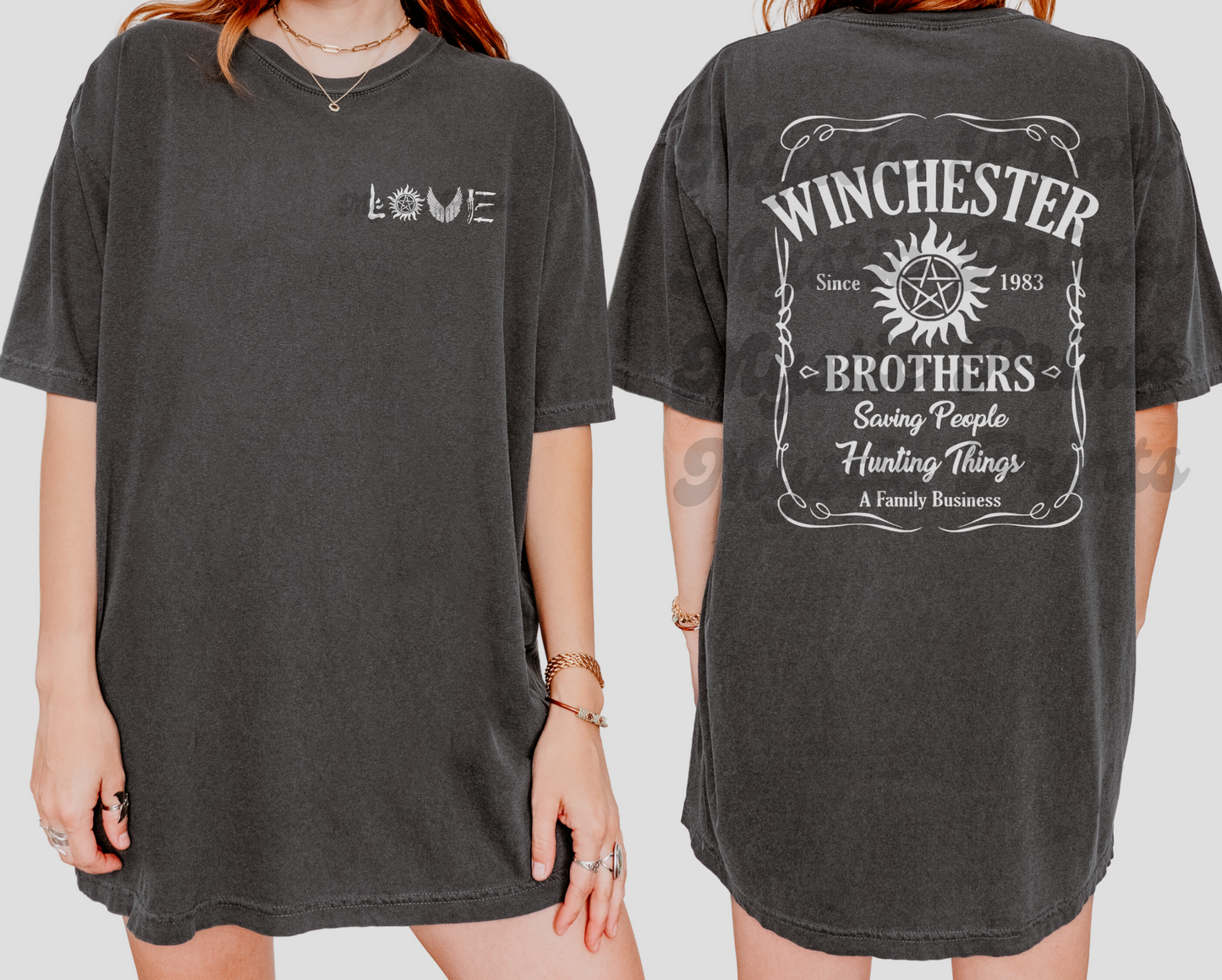 Supernatural T-Shirt- Winchester Brothers T-Shirt – SPN Inspired Graphic Shirt – Supernatural Fan Tee – SPN Merch - Unisex Comfort Fit