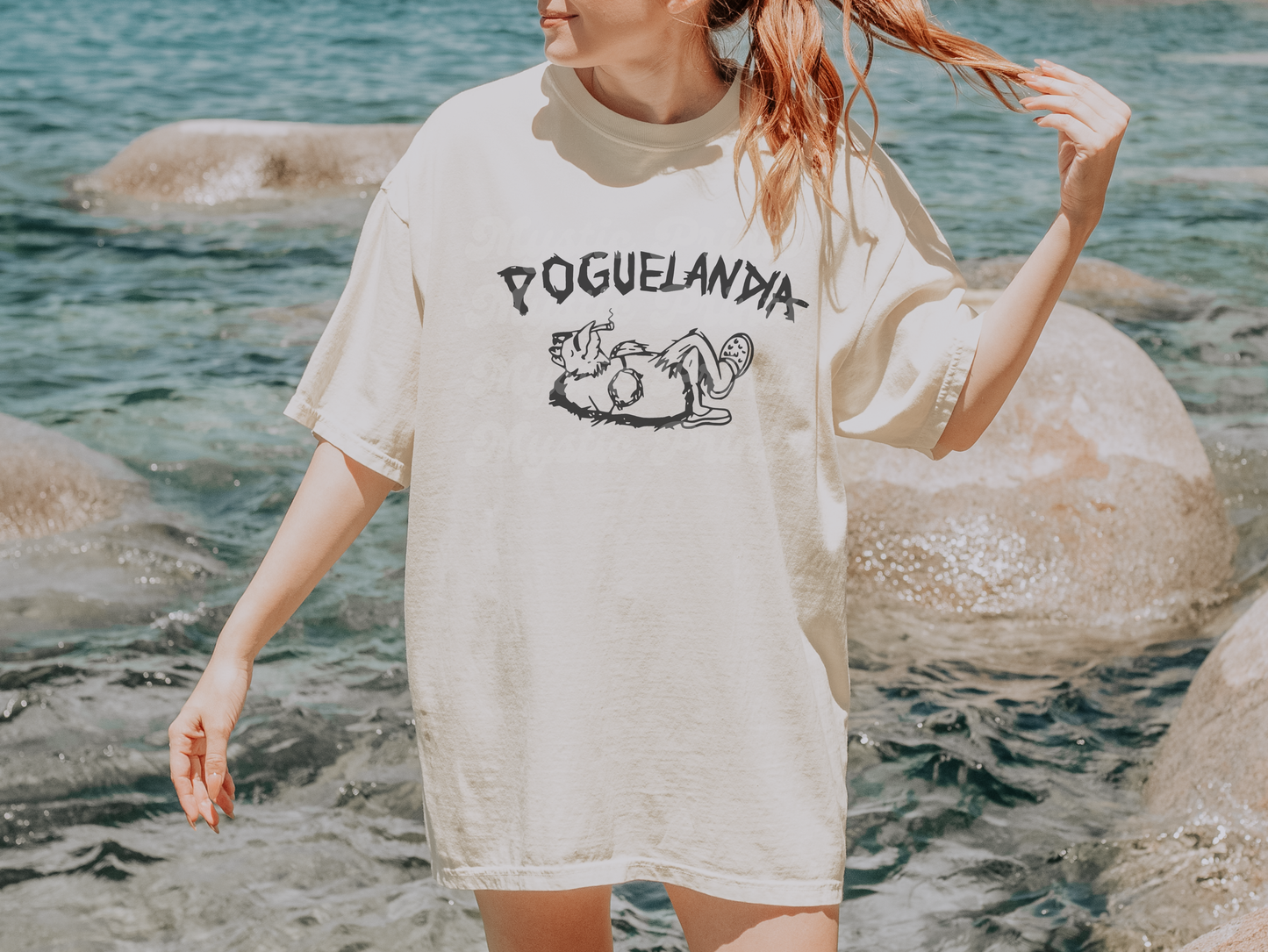 Poguelandia Flag Outer Banks Shirt | OBX Pogues Life Graphic Tee | Outer Banks TV Show Merch for Fans