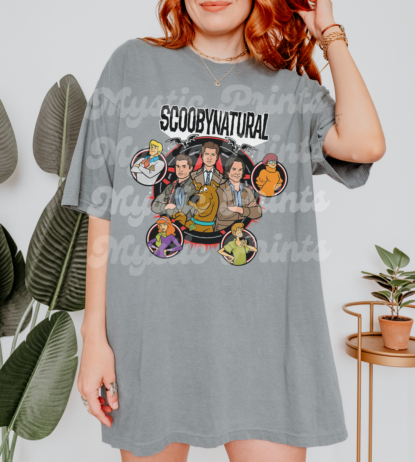 Supernatural T-Shirt, Cartoon Crossover Tee, 90's Cartoon T-Shirt, Supernatural Crossover Tee, Soft Unisex Fandom Shirt, Supernatural Fan Merch