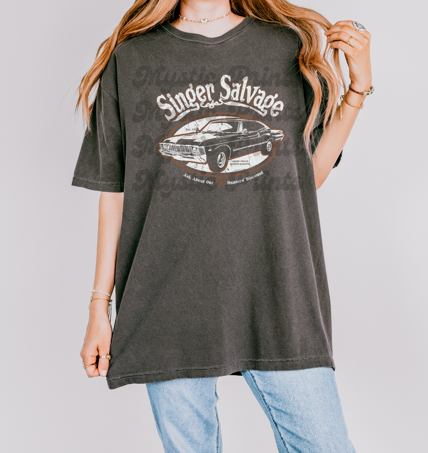 Singer Salvage Shirt | Supernatural Vintage Graphic Tee | SPN Hunter Retro Fan Merch