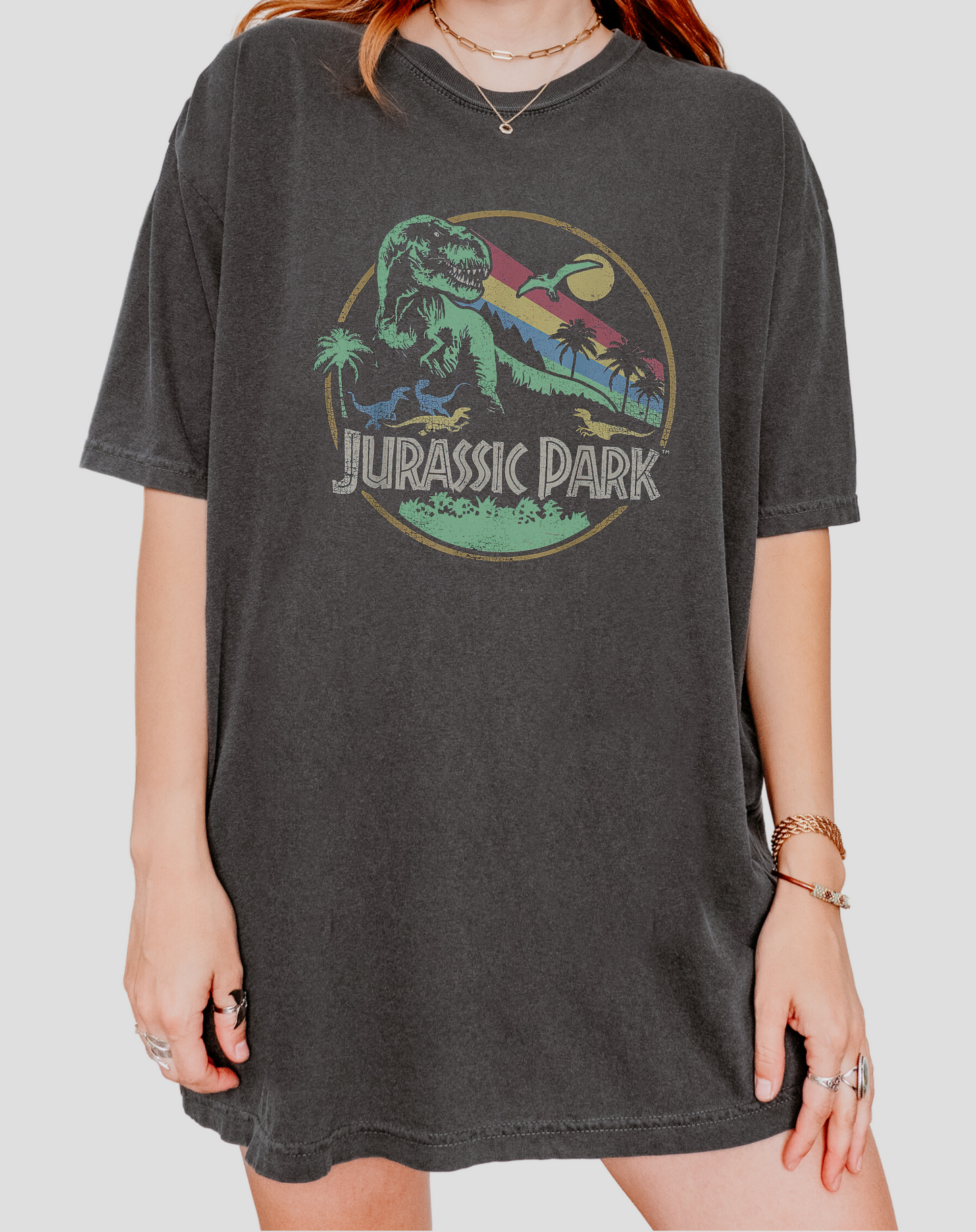 90's Retro Dinosaur Adventure Shirt – Vintage Dinosaur Graphic Tee – Unisex Dino Film-Inspired Tee