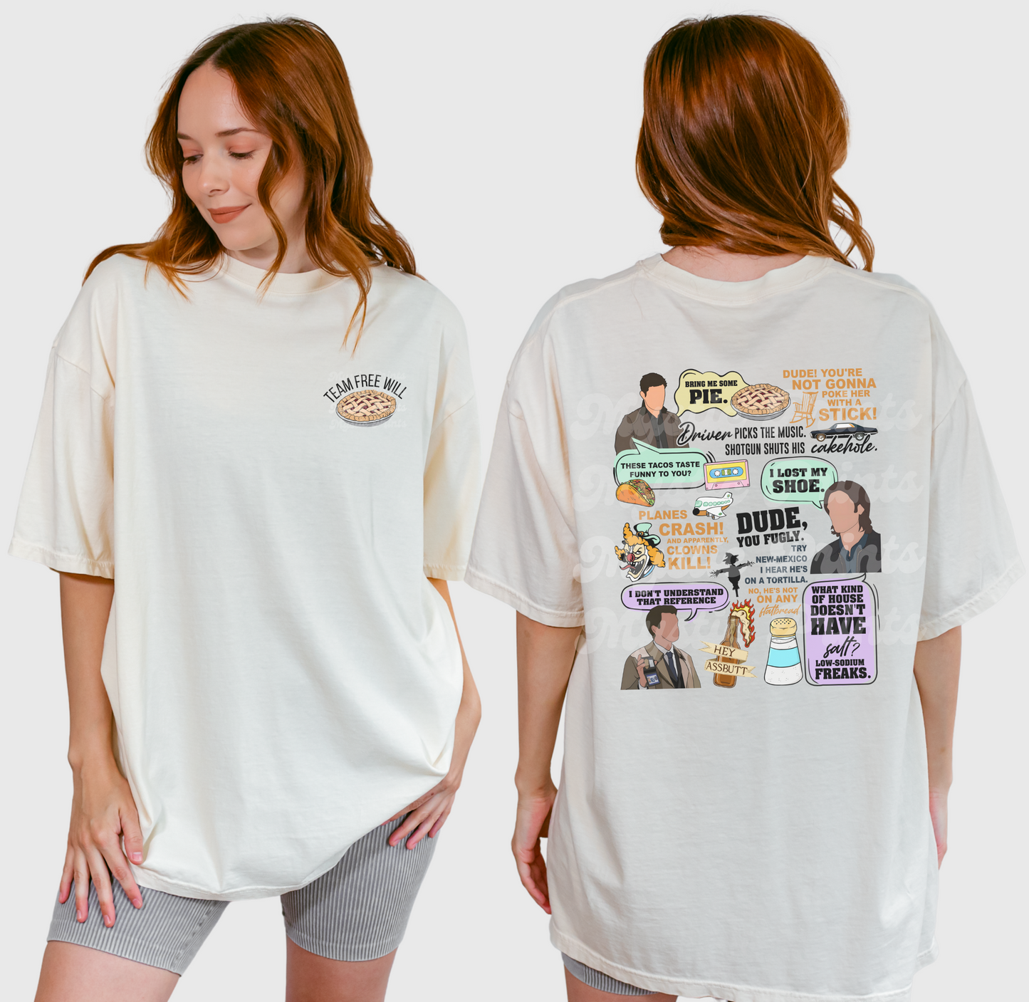 Team Free Will Shirt | Supernatural Quote Tee | Dean Sam Castiel Shirt | SPN Graphic Shirt | TFW Supernatural Gift | Comfort Colors Shirt