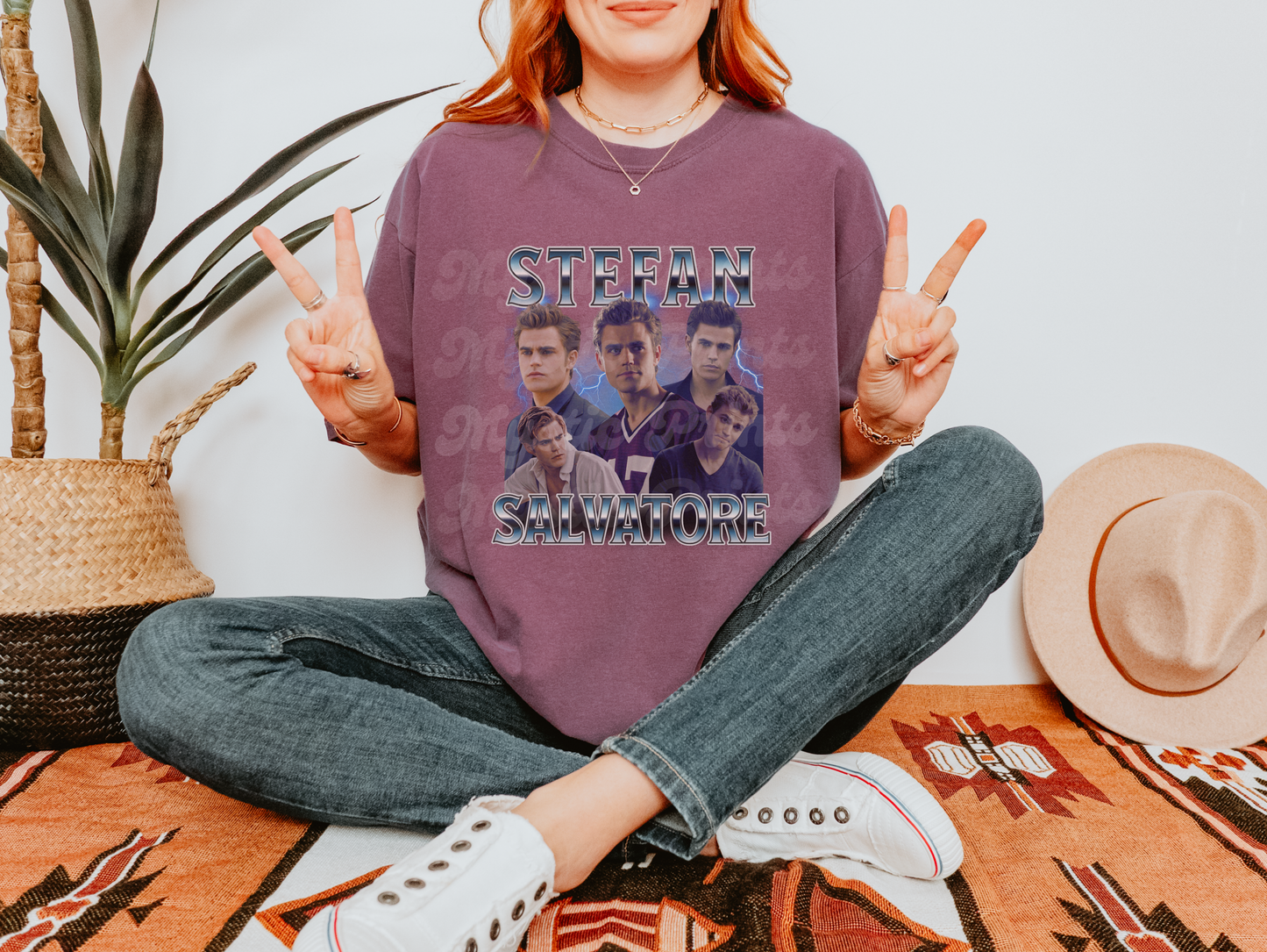 Vampire Diaries T-Shirt, Stefan Salvatore T-Shirt, Vintage Rap Tee Style, TVD Fan Merch, Unisex Soft Comfort Fit