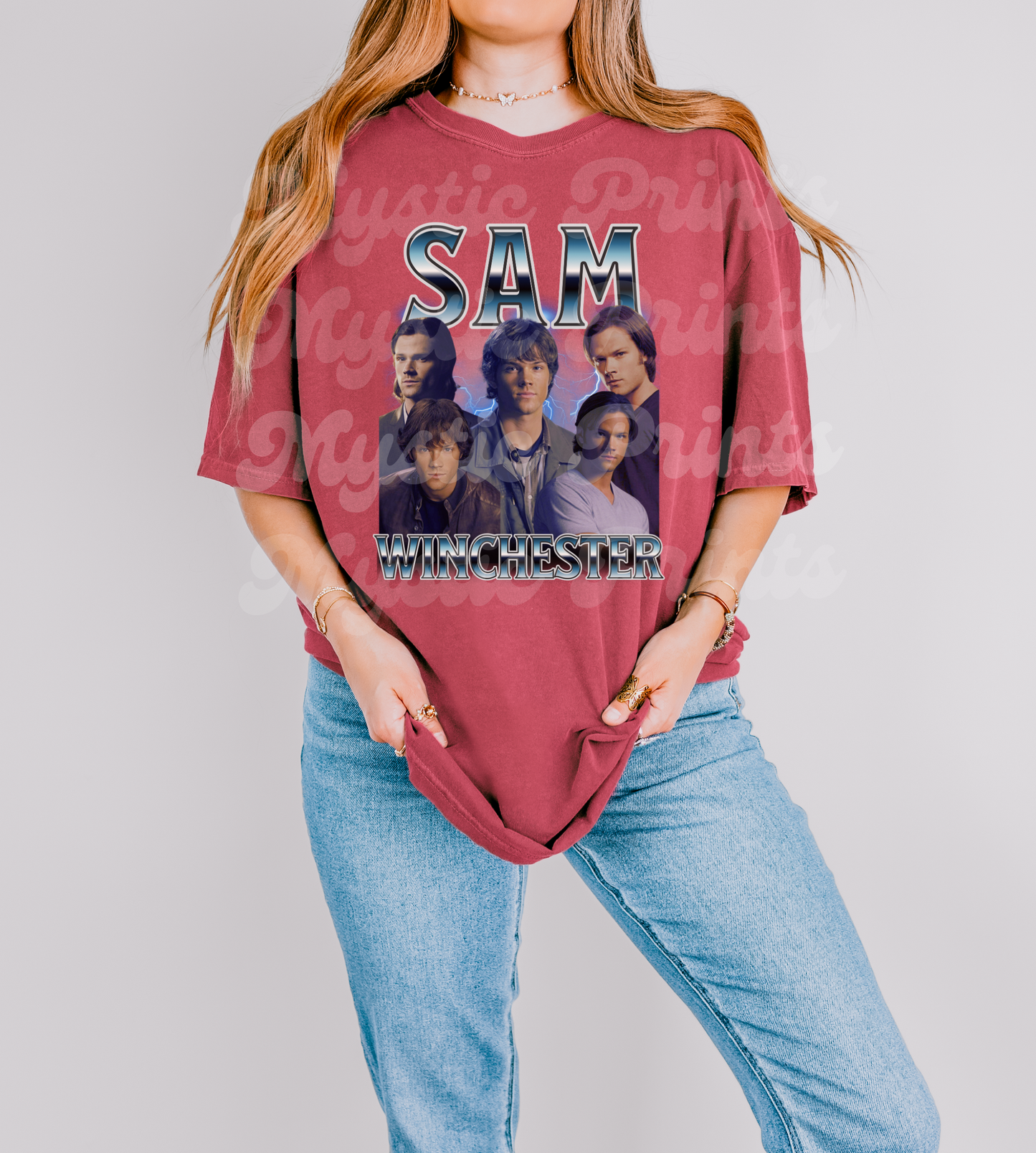 Supernatural T-Shirt, Sam Winchester T-Shirt, Vintage Rap Tee Style, SPN Fan Merch, Unisex Soft Comfort Fit