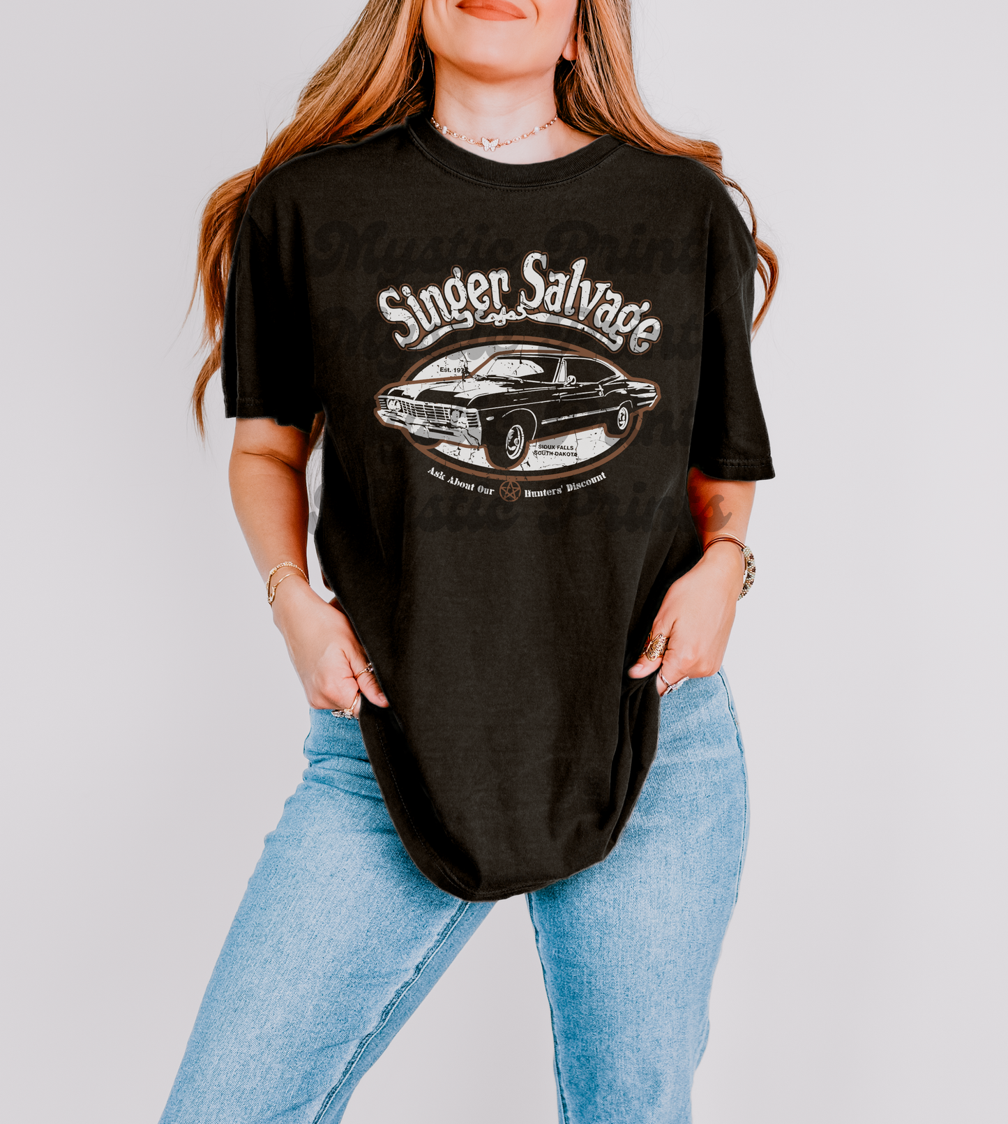 Singer Salvage Shirt | Supernatural Vintage Graphic Tee | SPN Hunter Retro Fan Merch