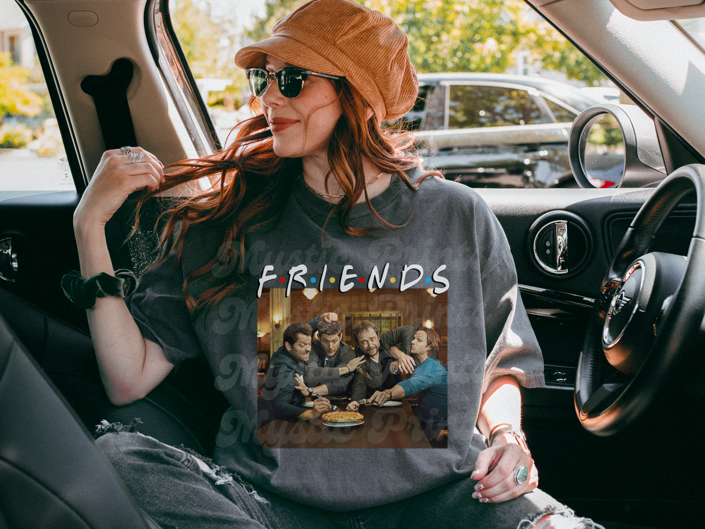 Supernatural T-Shirt – SPN & Friends Crossover Graphic Tee – Unisex Hunter & Friends Shirt