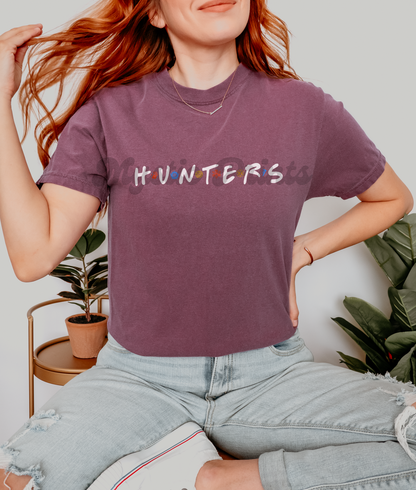 Supernatural Hunters Shirt | Friends Inspired SPN Tee | Supernatural Fan T-Shirt | SPN Protection Symbol
