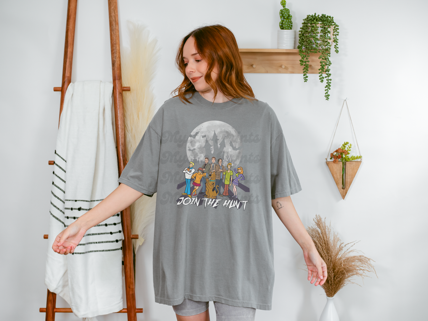 Supernatural Shirt | Crossover Cartoon Hunters Shirt | Mystery Gang Inspired with Sam Dean Cas | Retro Mashup Fan Tee