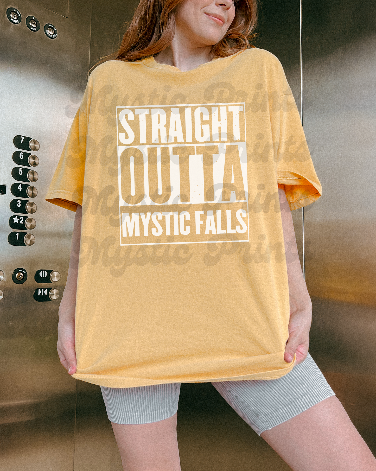 Vampire Diaries T-Shirt, Straight Outta Mystic Falls Tee, TVD Fan Shirt, Bold Graphic Unisex Comfort Fit, TVD Fan Merch, TVD Rap Tee