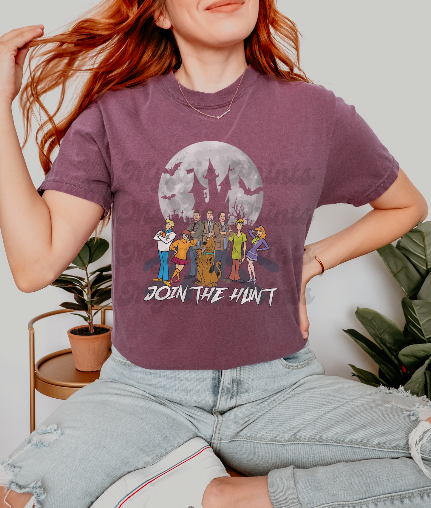 Supernatural Shirt | Crossover Cartoon Hunters Shirt | Mystery Gang Inspired with Sam Dean Cas | Retro Mashup Fan Tee