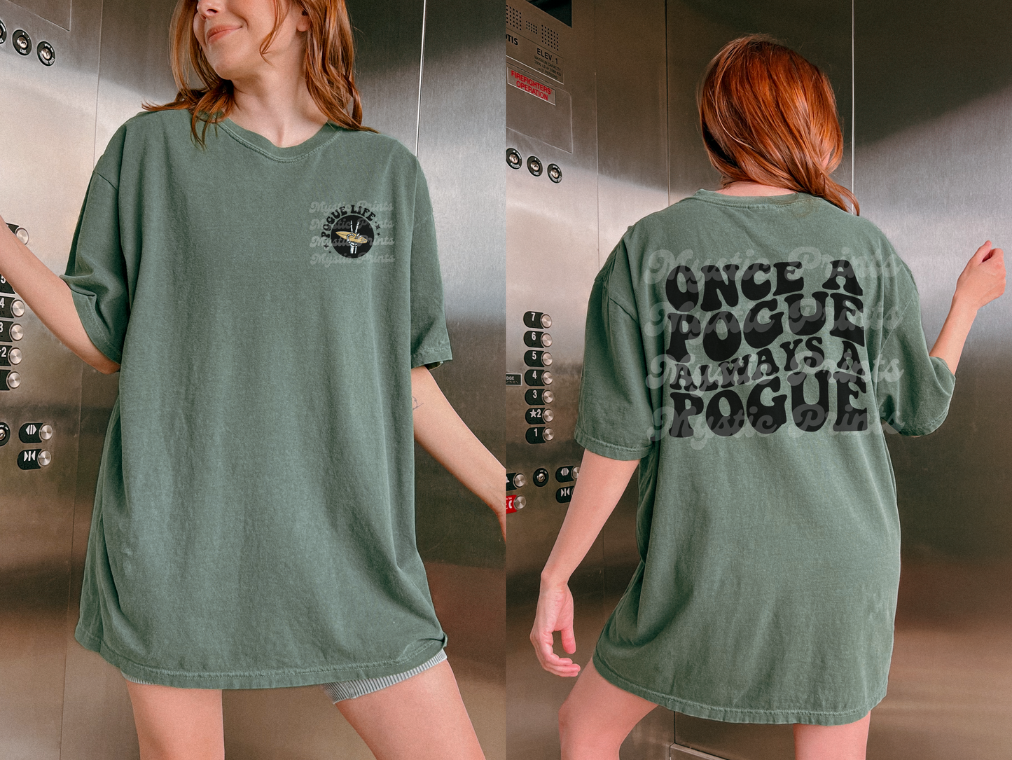 Pogue Life T-Shirt | Outer Banks Graphic Tee | Once a Pogue Always a Pogue | OBX Merch | Comfort Colors 1717