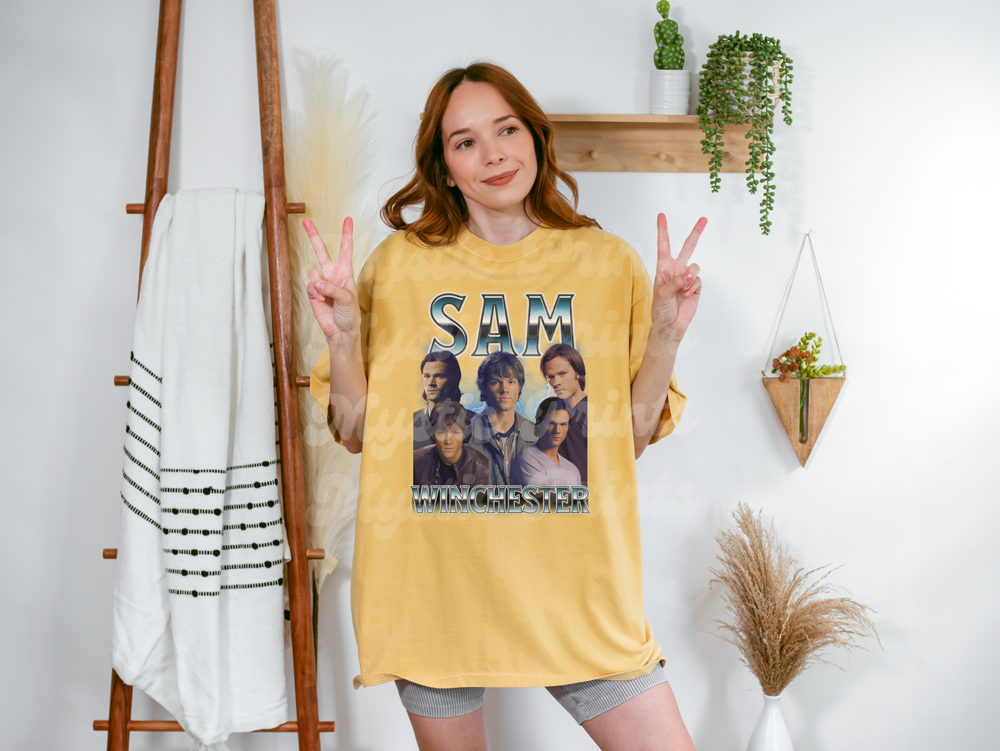 Supernatural T-Shirt, Sam Winchester T-Shirt, Vintage Rap Tee Style, SPN Fan Merch, Unisex Soft Comfort Fit