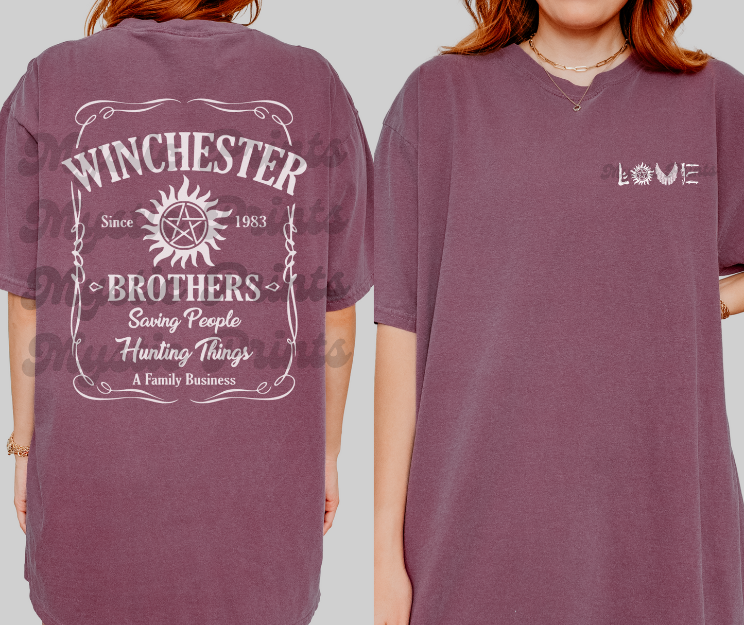 Supernatural T-Shirt- Winchester Brothers T-Shirt – SPN Inspired Graphic Shirt – Supernatural Fan Tee – SPN Merch - Unisex Comfort Fit