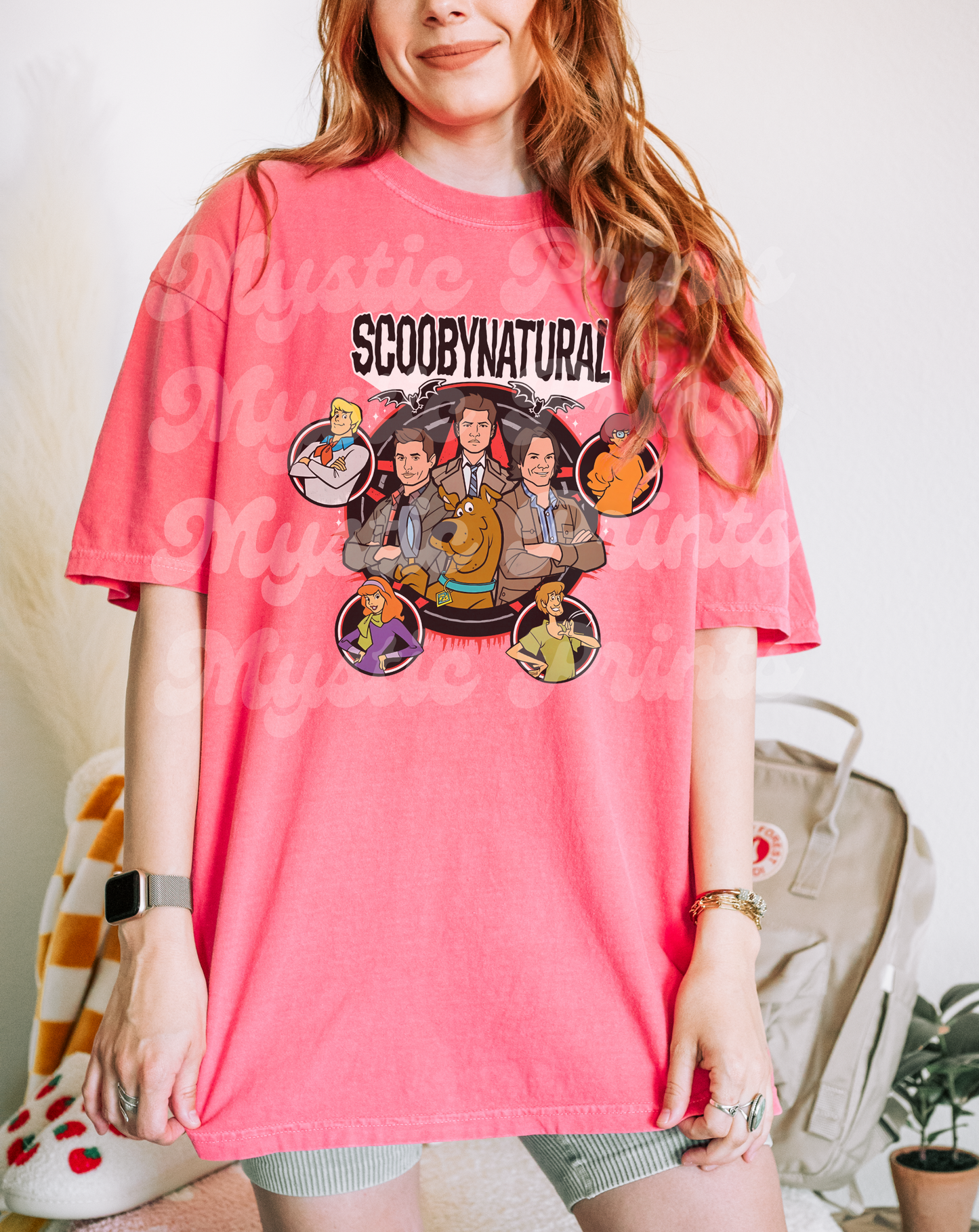 Supernatural T-Shirt, Cartoon Crossover Tee, 90's Cartoon T-Shirt, Supernatural Crossover Tee, Soft Unisex Fandom Shirt, Supernatural Fan Merch