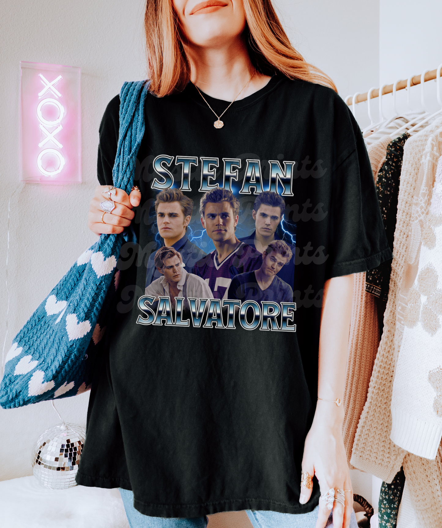 Vampire Diaries T-Shirt, Stefan Salvatore T-Shirt, Vintage Rap Tee Style, TVD Fan Merch, Unisex Soft Comfort Fit