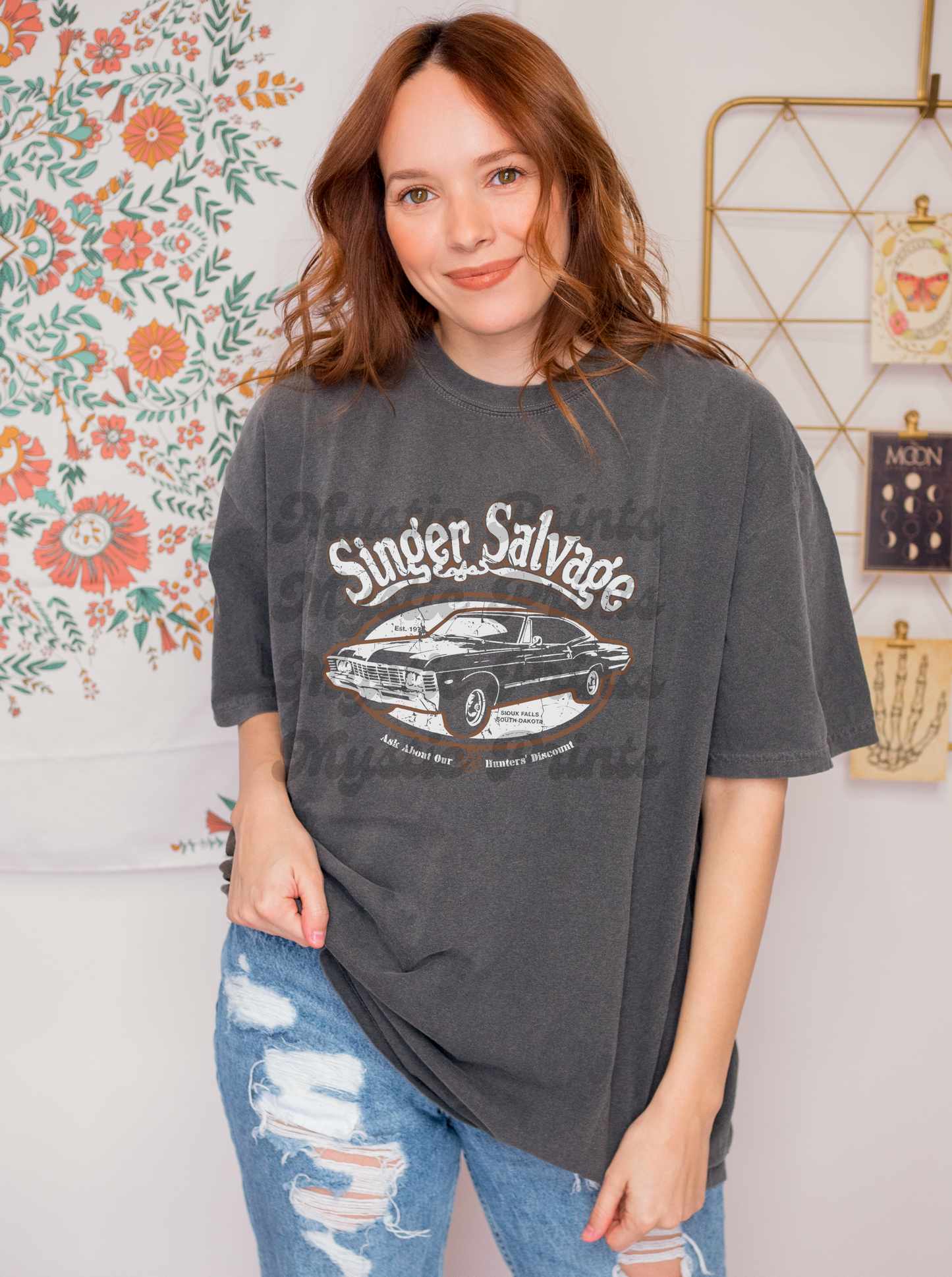 Singer Salvage Shirt | Supernatural Vintage Graphic Tee | SPN Hunter Retro Fan Merch