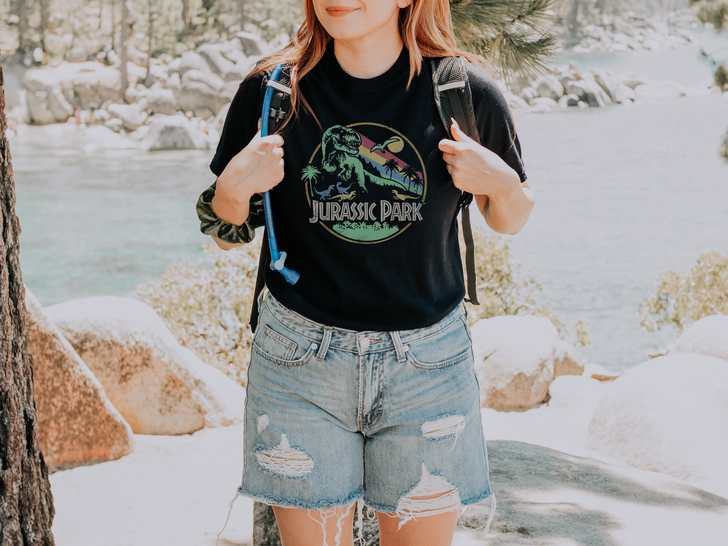 90's Retro Dinosaur Adventure Shirt – Vintage Dinosaur Graphic Tee – Unisex Dino Film-Inspired Tee