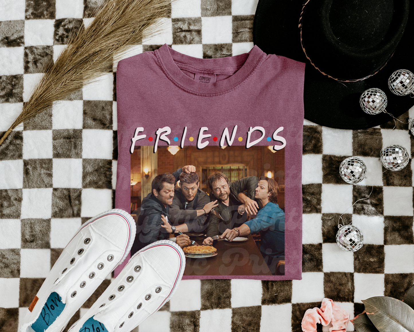 Supernatural T-Shirt – SPN & Friends Crossover Graphic Tee – Unisex Hunter & Friends Shirt