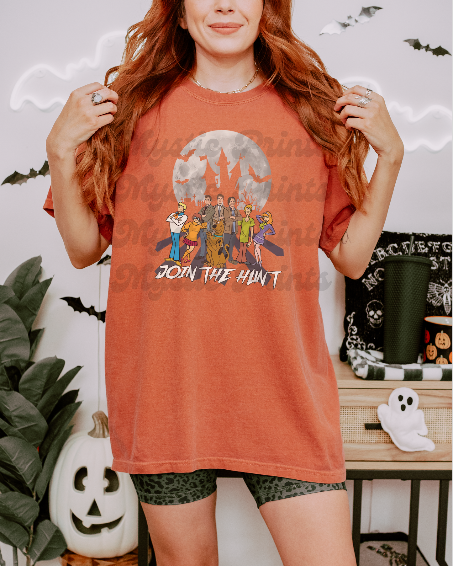 Supernatural Shirt | Crossover Cartoon Hunters Shirt | Mystery Gang Inspired with Sam Dean Cas | Retro Mashup Fan Tee