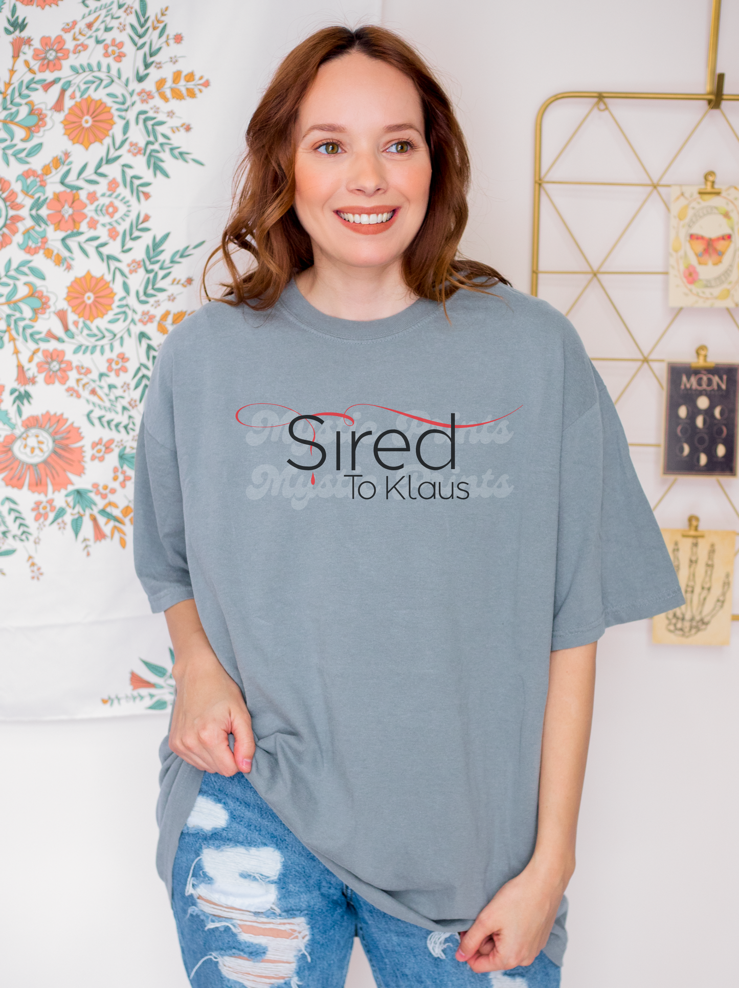 Sired by Klaus Shirt | Vampire Diaries Originals Shirt | Hybrid Graphic Tee | Klaus Mikaelson Fan Top