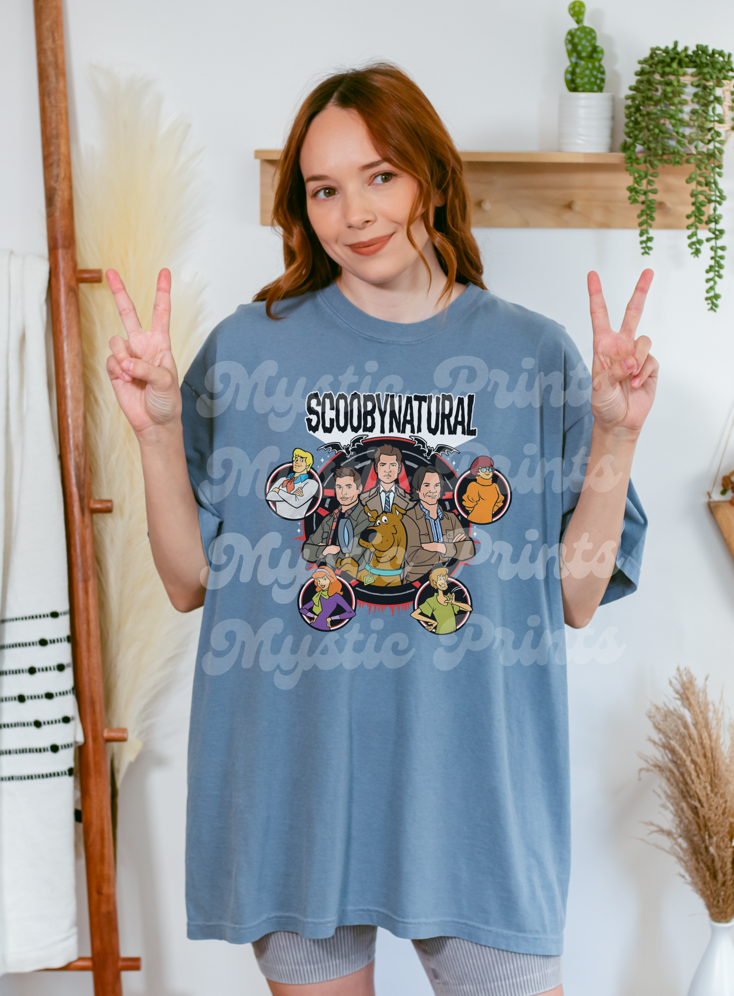 Supernatural T-Shirt, Cartoon Crossover Tee, 90's Cartoon T-Shirt, Supernatural Crossover Tee, Soft Unisex Fandom Shirt, Supernatural Fan Merch