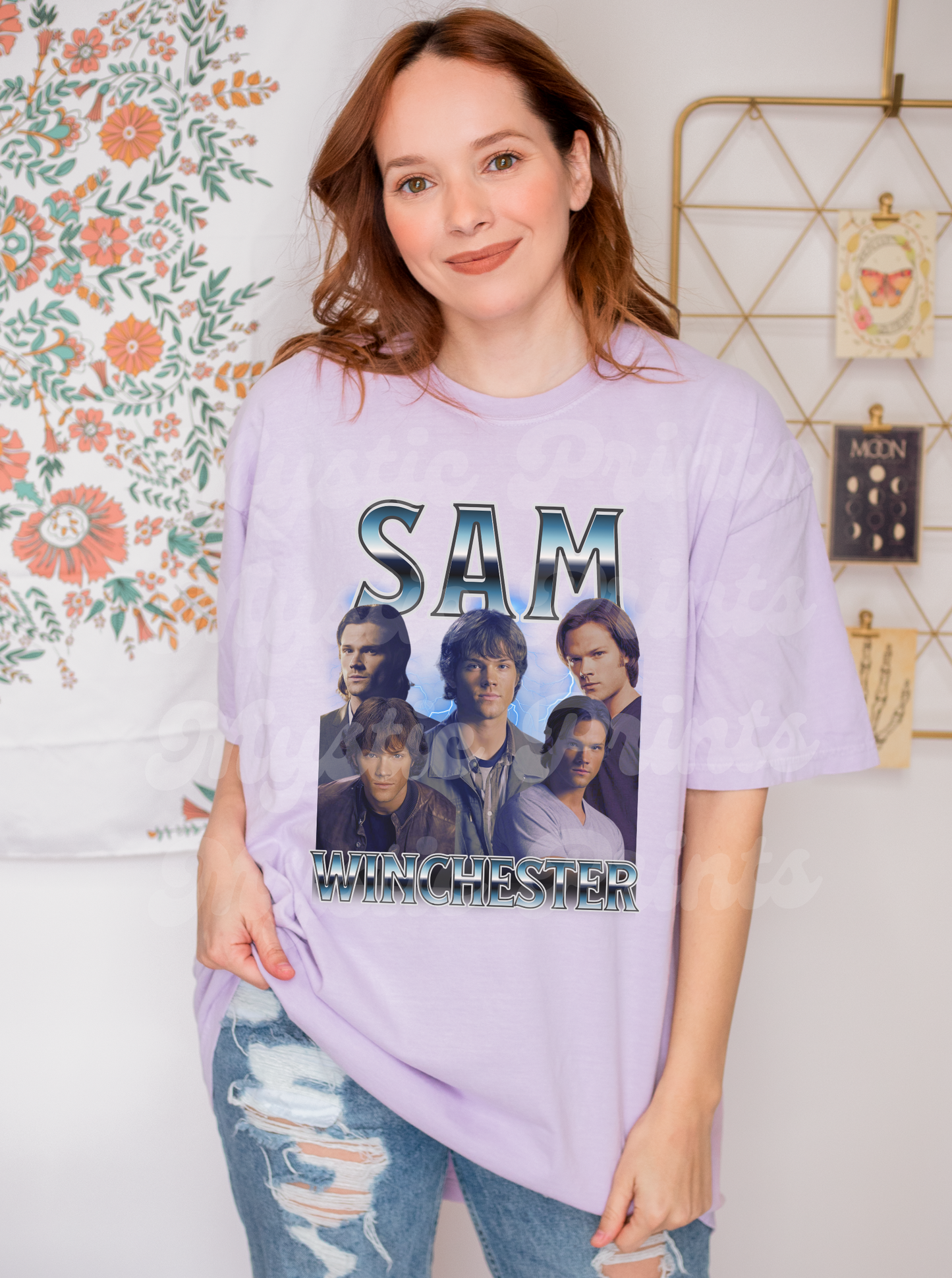Supernatural T-Shirt, Sam Winchester T-Shirt, Vintage Rap Tee Style, SPN Fan Merch, Unisex Soft Comfort Fit