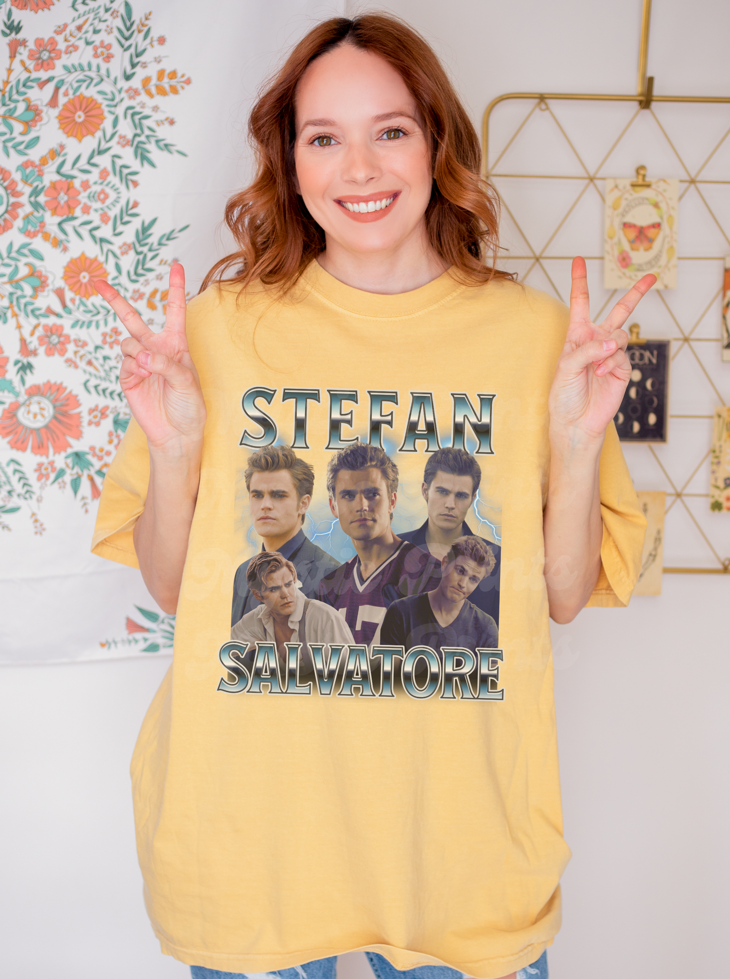 Vampire Diaries T-Shirt, Stefan Salvatore T-Shirt, Vintage Rap Tee Style, TVD Fan Merch, Unisex Soft Comfort Fit