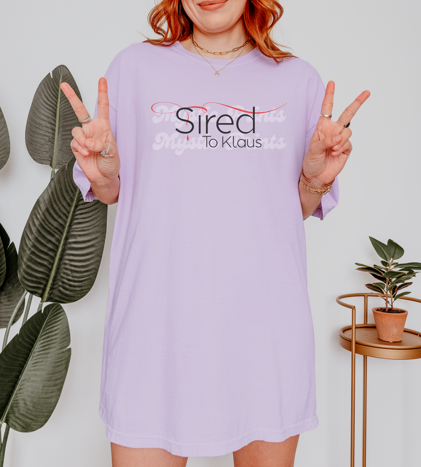 Sired by Klaus Shirt | Vampire Diaries Originals Shirt | Hybrid Graphic Tee | Klaus Mikaelson Fan Top