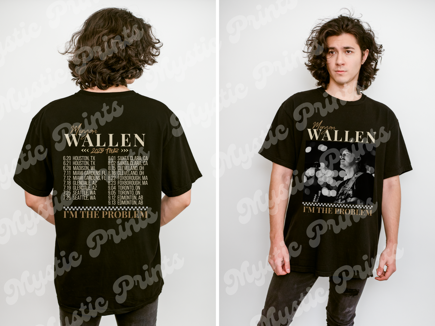 I'm the Problem Country Tee | Inspired by MW Tour Vibes | Comfort Colors Shirt | Country Concert Graphic Shirt