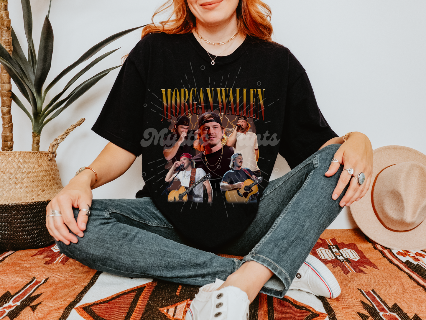 Bootleg Style Morgan Shirt | Fan Collage Country Tee | Retro Rap Tour Tee Aesthetic | Country Concert Graphic