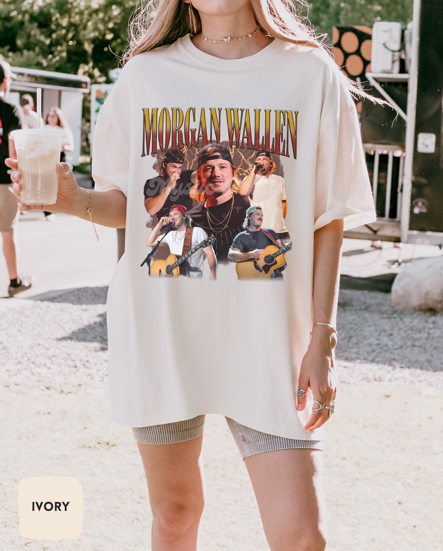 Bootleg Style Morgan Shirt | Fan Collage Country Tee | Retro Rap Tour Tee Aesthetic | Country Concert Graphic