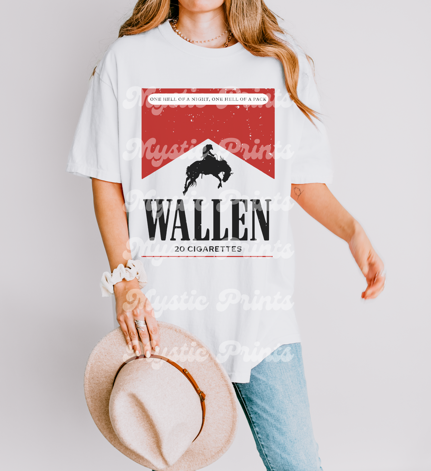 20 Cigarettes Inspired Tee | Comfort Colors Aesthetic Shirt | Country Song Smoke Pack Design | Southern Style Tee