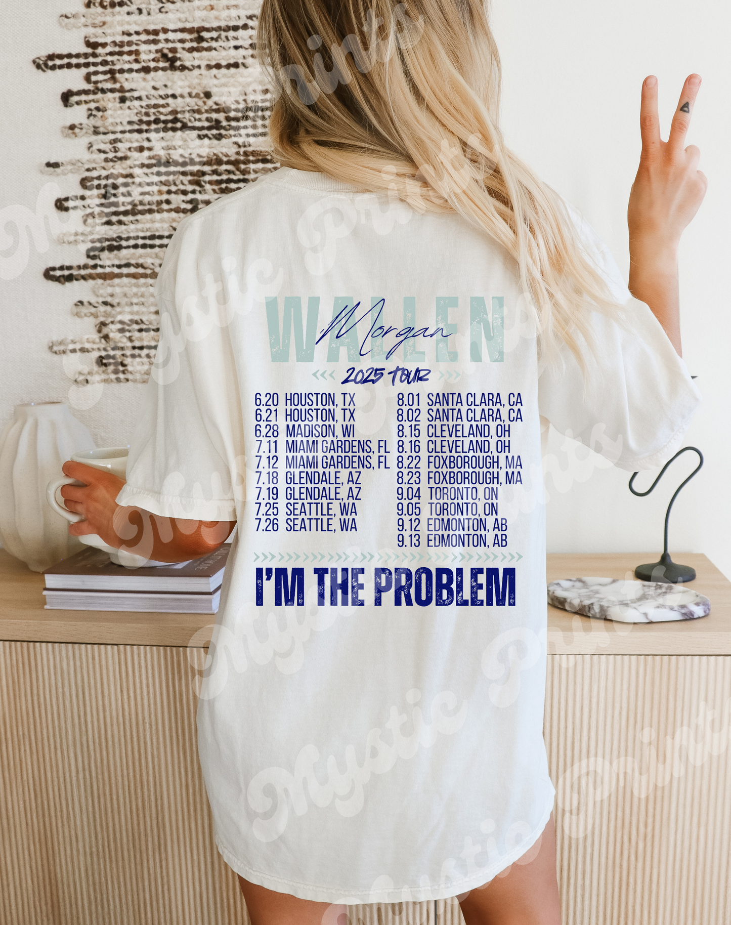 I'm the Problem Country Tee | Inspired by Tour Vibes | Comfort Colors Shirt | Country Concert Graphic Shirt