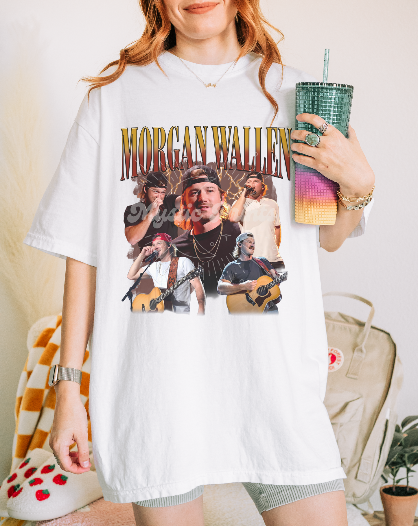 Bootleg Style Morgan Shirt | Fan Collage Country Tee | Retro Rap Tour Tee Aesthetic | Country Concert Graphic