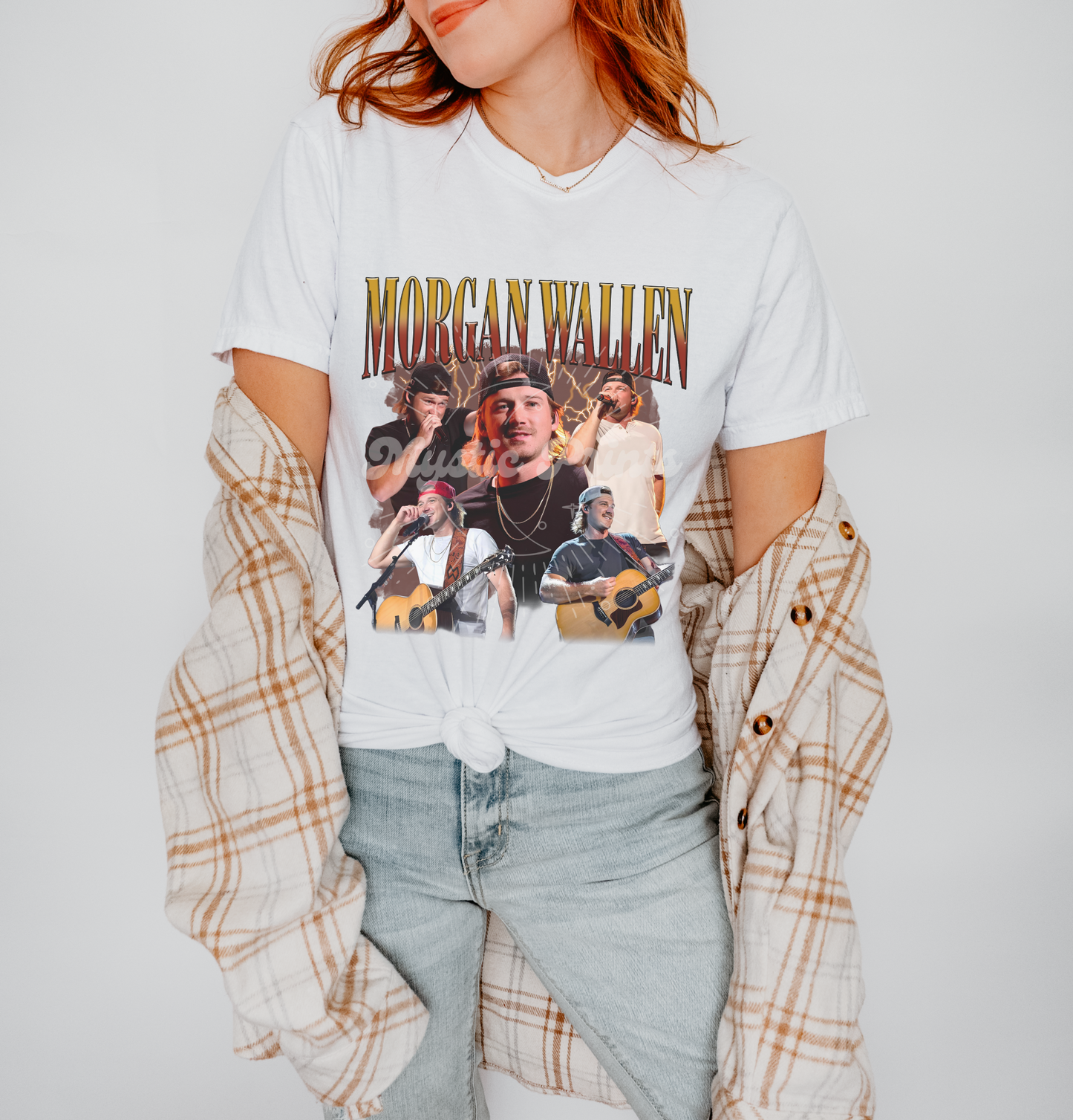 Bootleg Style Morgan Shirt | Fan Collage Country Tee | Retro Rap Tour Tee Aesthetic | Country Concert Graphic