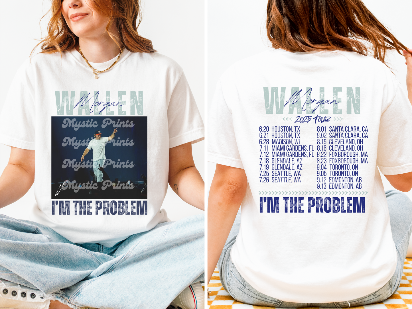 I'm the Problem Country Tee | Inspired by Tour Vibes | Comfort Colors Shirt | Country Concert Graphic Shirt