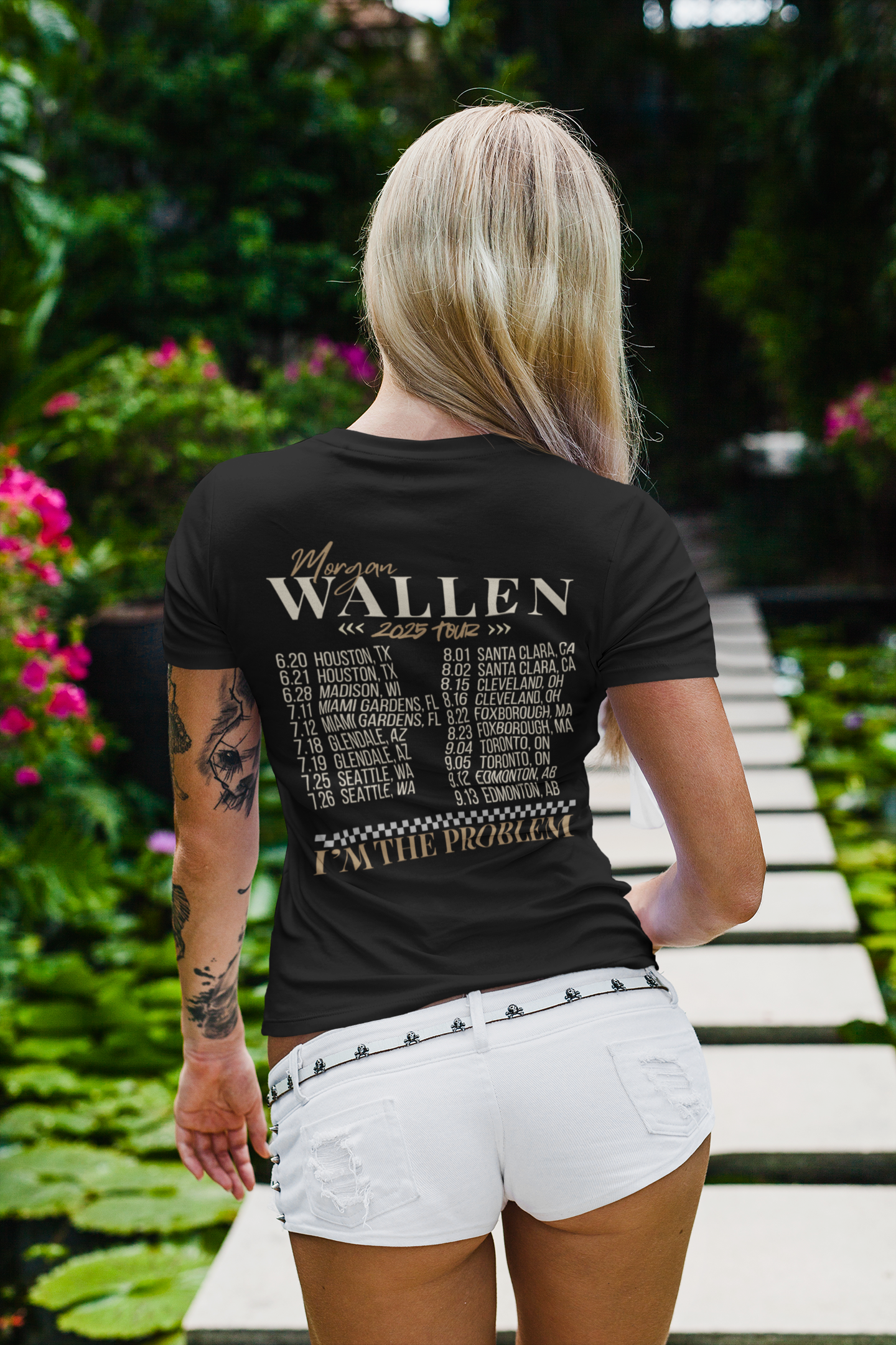 I'm the Problem Country Tee | Inspired by MW Tour Vibes | Comfort Colors Shirt | Country Concert Graphic Shirt