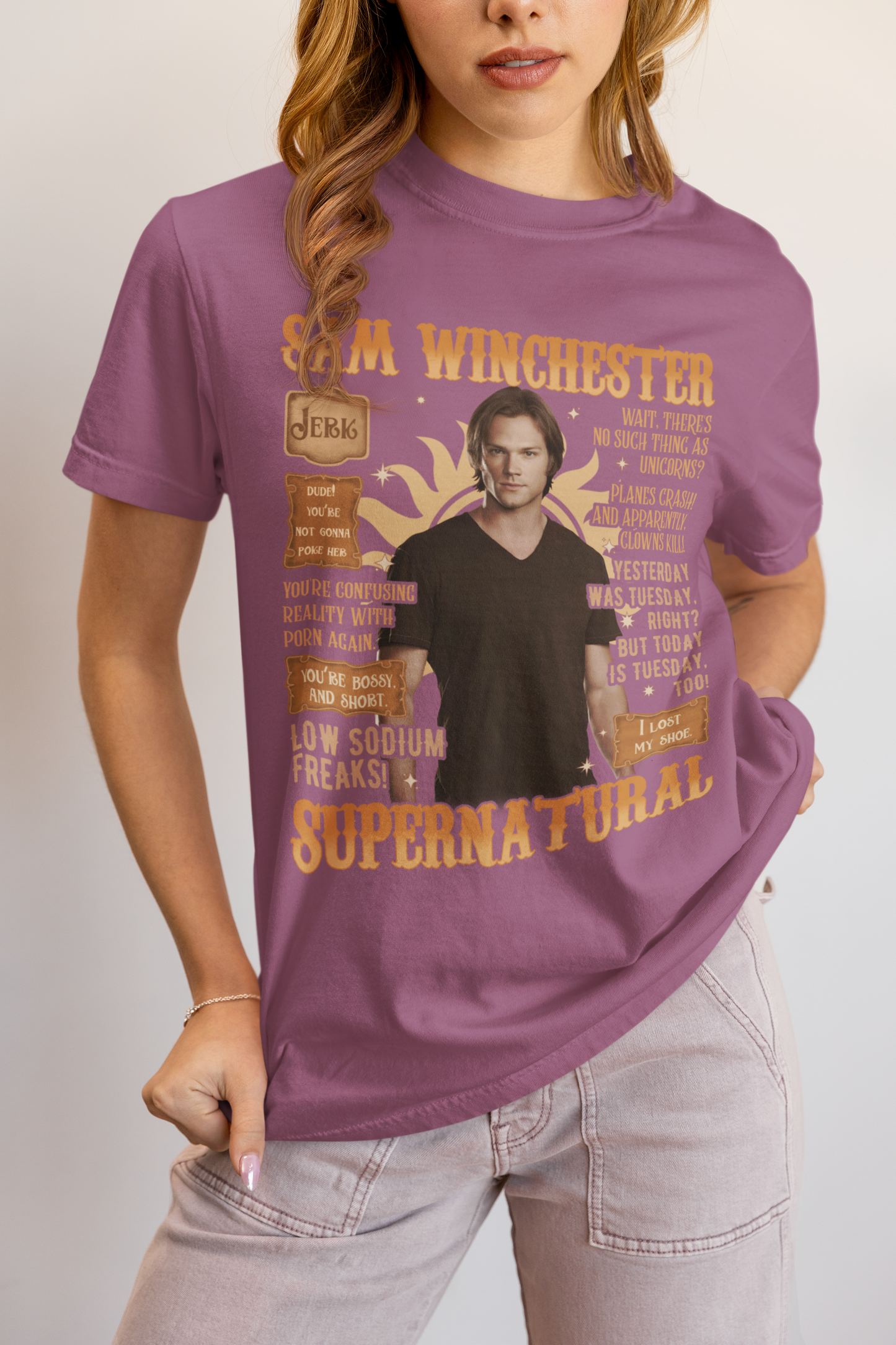 Sam Winchester Rap Tee | Supernatural Bootleg Shirt | SPN Quote Shirt | 90s Rap Style Sam Shirt | Dean & Sam Supernatural Fan Tee