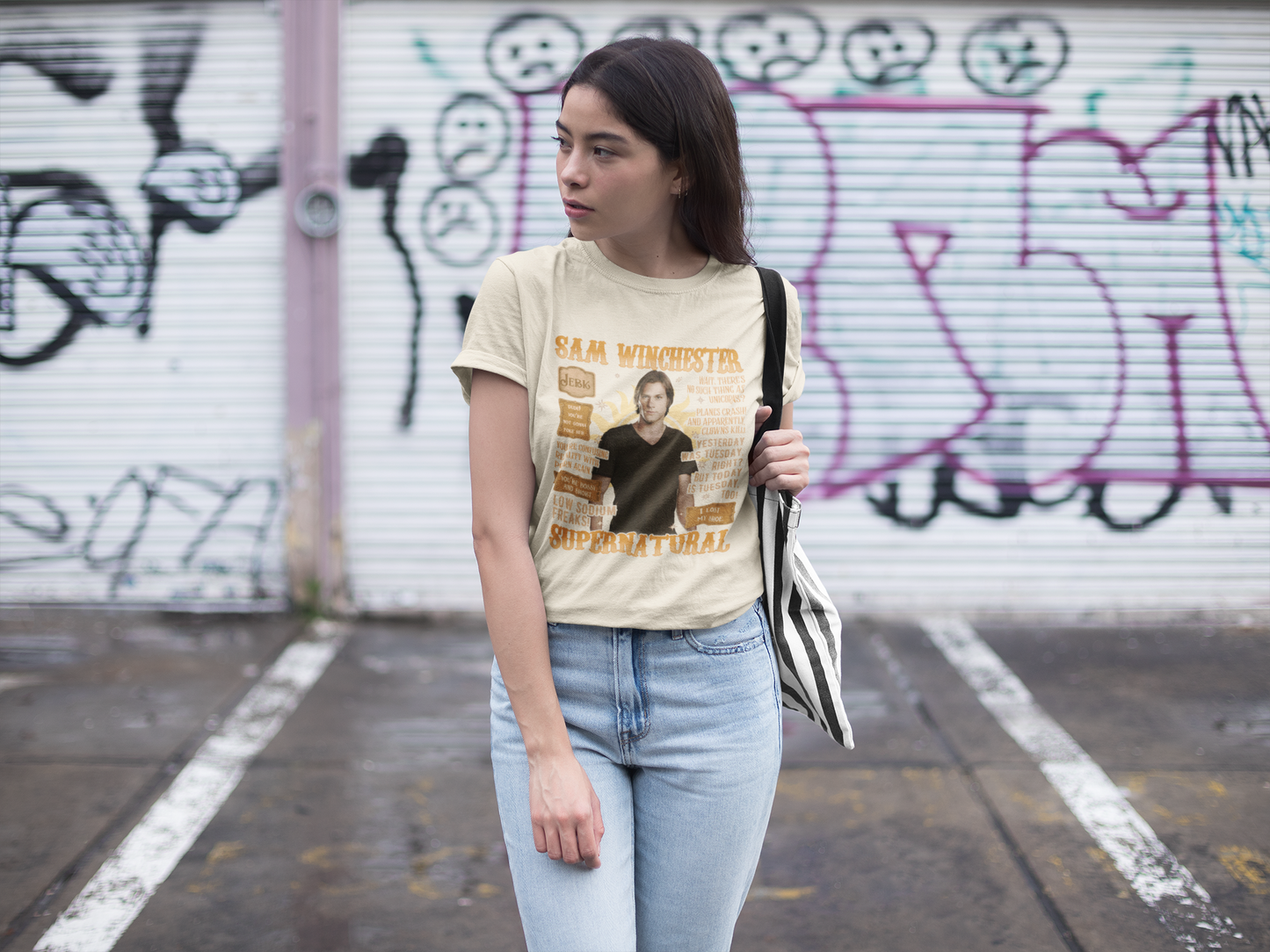 Sam Winchester Rap Tee | Supernatural Bootleg Shirt | SPN Quote Shirt | 90s Rap Style Sam Shirt | Dean & Sam Supernatural Fan Tee