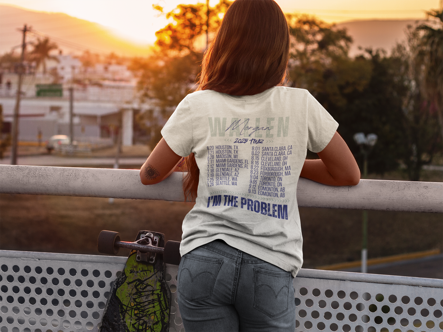 I'm the Problem Country Tee | Inspired by Tour Vibes | Comfort Colors Shirt | Country Concert Graphic Shirt