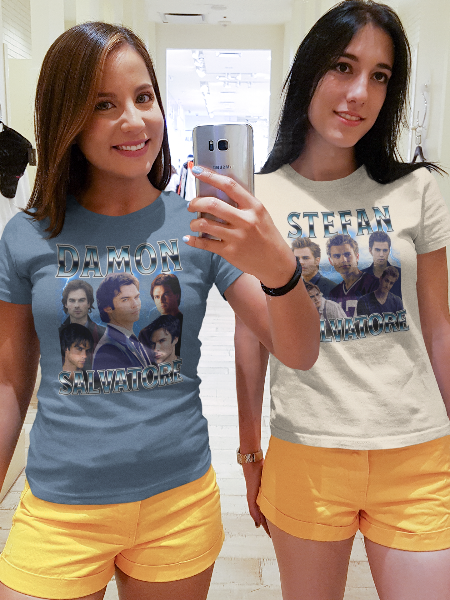 Vampire Diaries T-Shirt, Stefan Salvatore T-Shirt, Vintage Rap Tee Style, TVD Fan Merch, Unisex Soft Comfort Fit