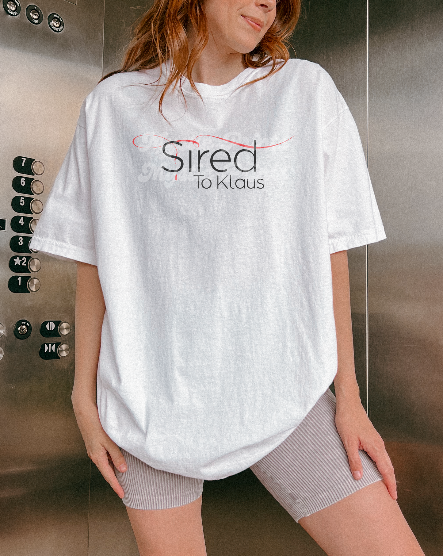 Sired by Klaus Shirt | Vampire Diaries Originals Shirt | Hybrid Graphic Tee | Klaus Mikaelson Fan Top