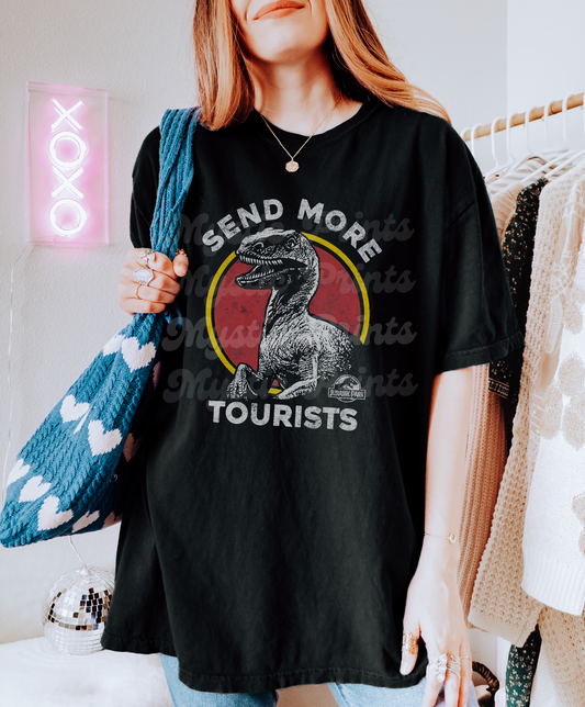 Retro Dinosaur Park T-Shirt, 90s Adventure Movie Inspired Tee, Vintage Style Dino Shirt, Unisex Comfort Fit
