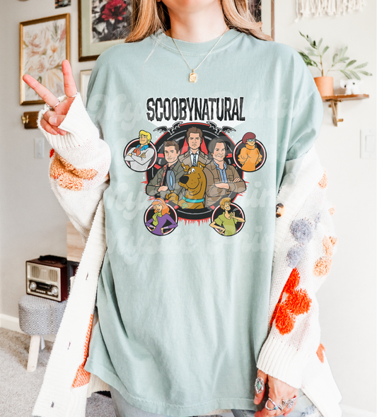 Supernatural T-Shirt, Cartoon Crossover Tee, 90's Cartoon T-Shirt, Supernatural Crossover Tee, Soft Unisex Fandom Shirt, Supernatural Fan Merch
