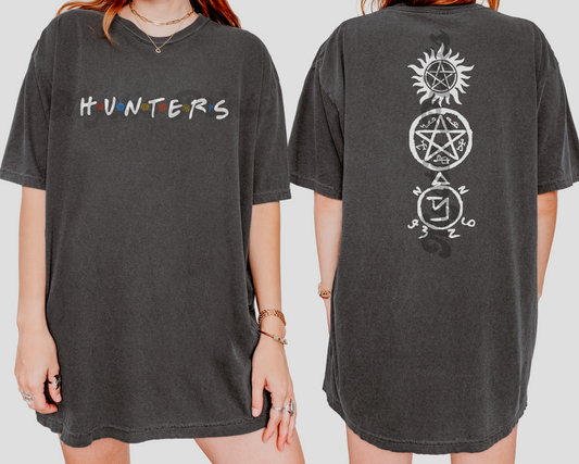 Supernatural Hunters Shirt | Friends Inspired SPN Tee | Supernatural Fan T-Shirt | SPN Protection Symbol