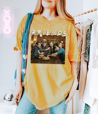 Supernatural T-Shirt – SPN & Friends Crossover Graphic Tee – Unisex Hunter & Friends Shirt