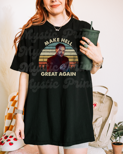 Supernatural T-Shirt - Crowley T-Shirt – SPN Inspired Graphic Shirt – King of Hell Fan Tee – Supernatural Merch - Unisex Comfort Fit